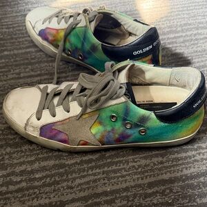 Limited edition Golden Goose woman's tie dyed  Sneakers